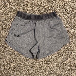Under Armour Women's Athletic Heather Gray Shorts